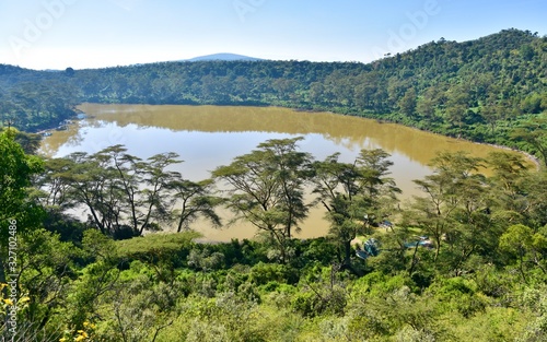 Green Crater Lake, Naivasha, Kenya 2 photo