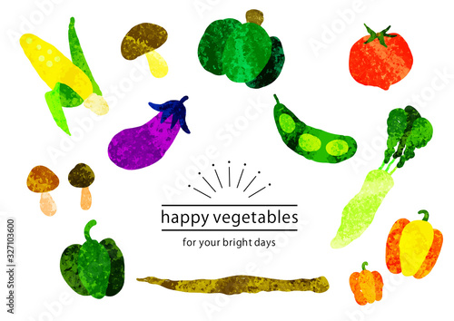 Obraz na płótnie オーガニック野菜セット③