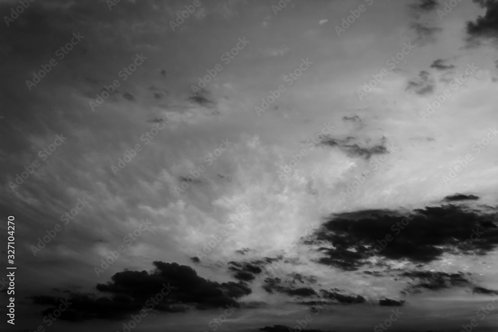 Fototapeta premium clouds over the sea