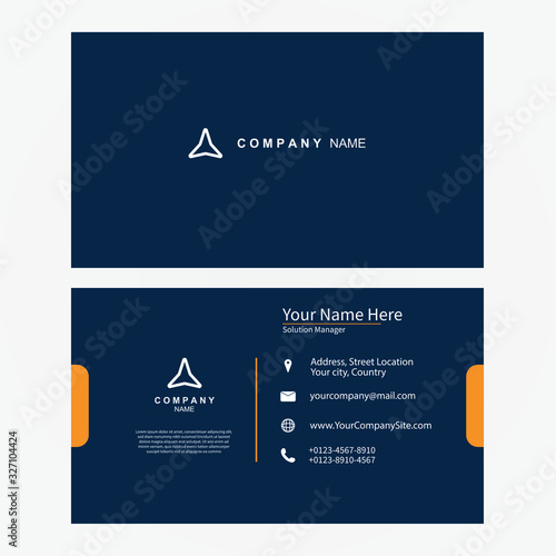 Vector graphic of professional business cards for your business and personal identity