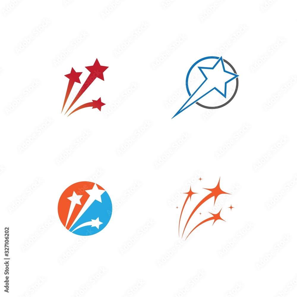 Star Logo Template vector icon illustration design Star Logo Template vector icon illustration design