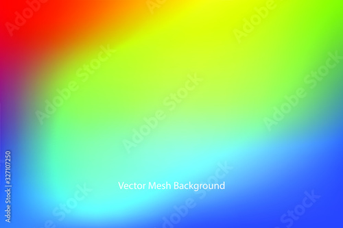 rainbow Abstract blurred gradient mesh background blend with star pattern soft colored vector background illustration,