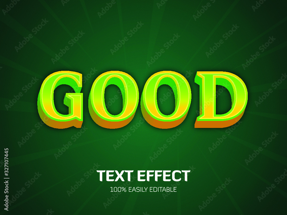Modern 3d text effect and editable font style Modern 3d text effect and editable font style