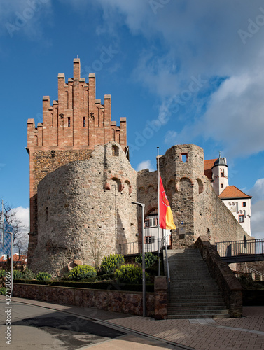 Die Burg Alzenau in Unterfranken, Bayern, Deutschland 