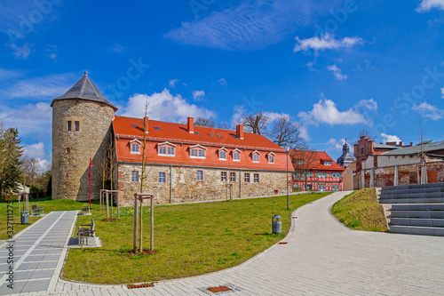 Ansichten vom Schloss Harzgerode im Frühjahr