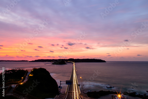 Japanese landscape in Yamaguchi Prefecture, Tsuno Island photo