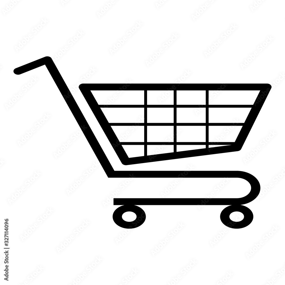 shopping cart icon vector template shopping cart icon vector template