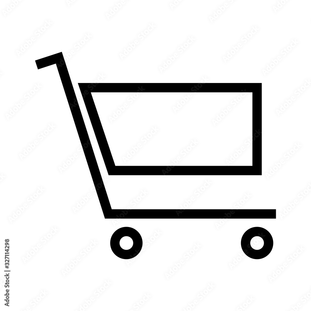 shopping cart icon vector template shopping cart icon vector template