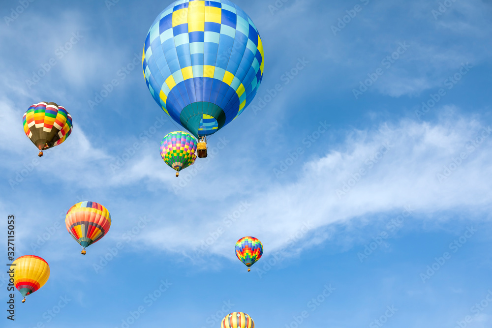 Fototapeta premium hot air balloons in the sky