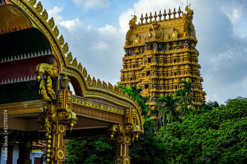 Tableau sur toile Nallur Kandaswamy Kovil Hindu temple in Jaffna, Sri Lanka.