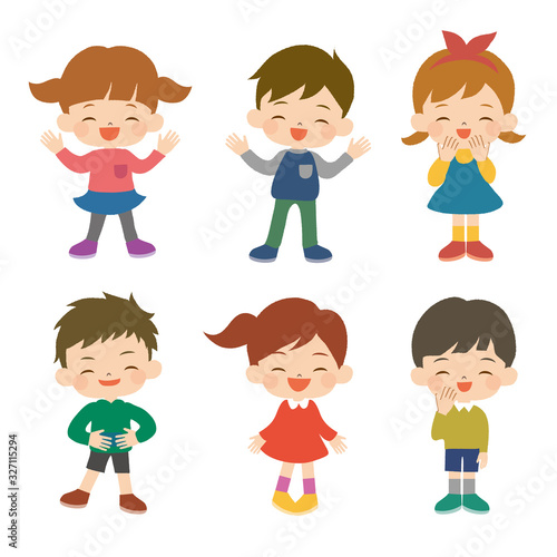 ニコニコ笑顔の子どもたち