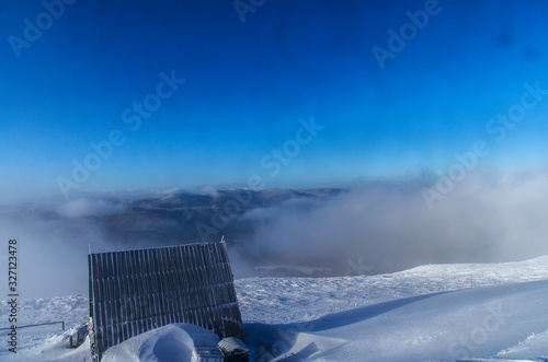 Fototapeta Naklejka Na Ścianę i Meble -  panorama z połoniny Wetlińskiej Bieszczady