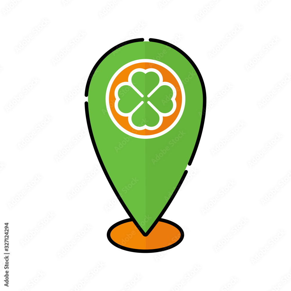 St. Patricks flat icon vector illustration. St. Patricks Day icon design isolated on white background. St. Patricks flat icon vector illustration. St. Patricks Day icon design isolated on white background.