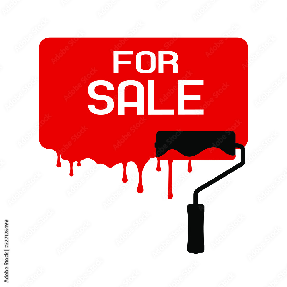 red for sale vector sign red for sale vector sign