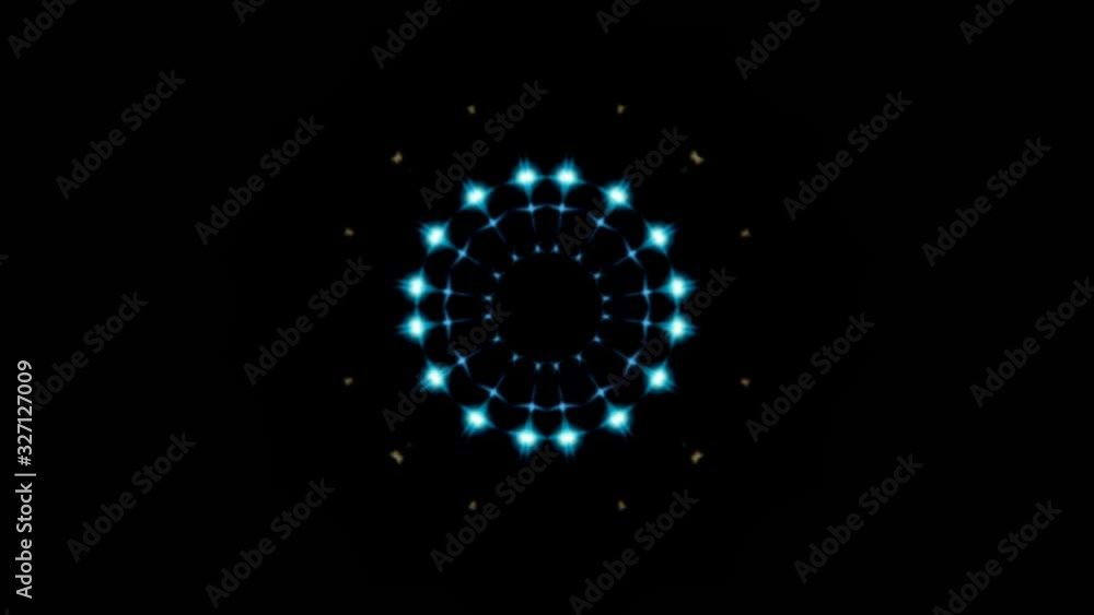 Futuristic video animation with particle stripe object . slow motion, loop 4K Futuristic video animation with particle stripe object . slow motion, loop 4K