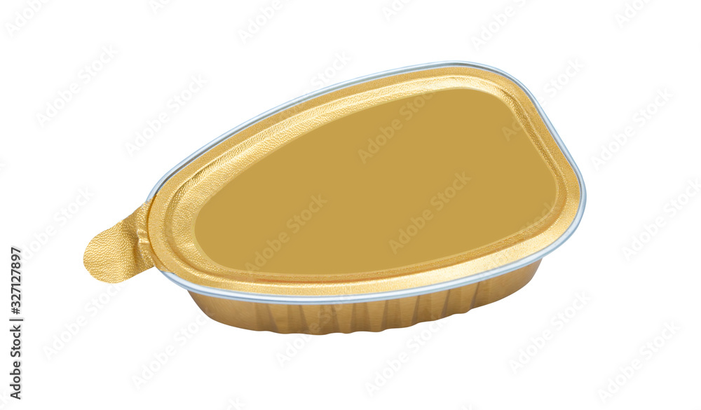 can of pork pate isolated on white can of pork pate isolated on white