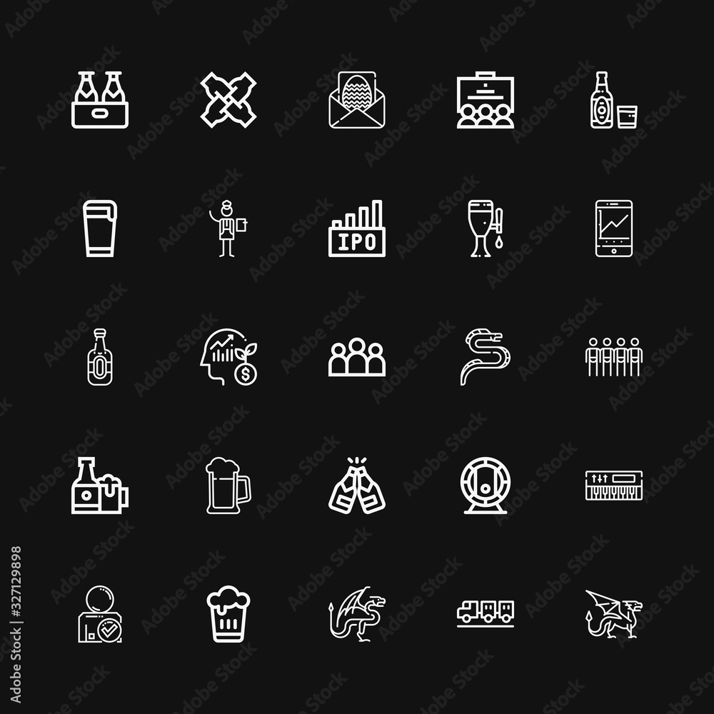 Editable 25 company icons for web and mobile
