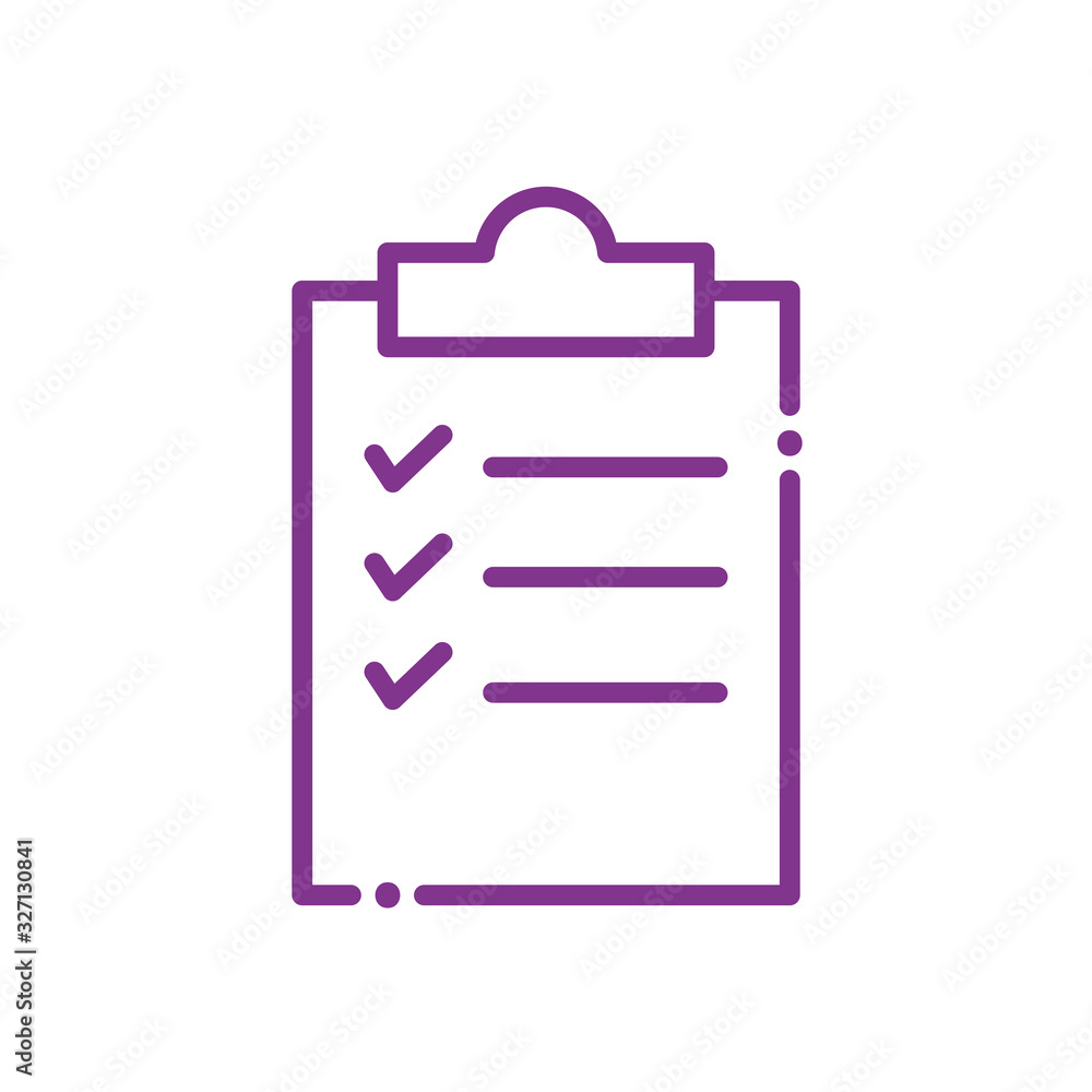 Isolated data document line style icon vector design Isolated data document line style icon vector design
