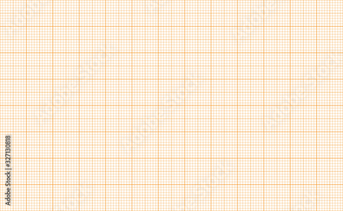 Millimeter grid. Square graph paper background. Seamless pattern. Vector illustration