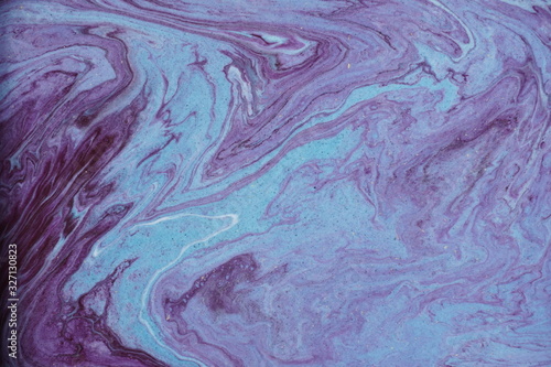 Purple marble abstract acrylic background. Marbling artwork texture. Liquid acrylic pattern. Acrylic painting- can be used as a trendy background for posters, cards, invitations.