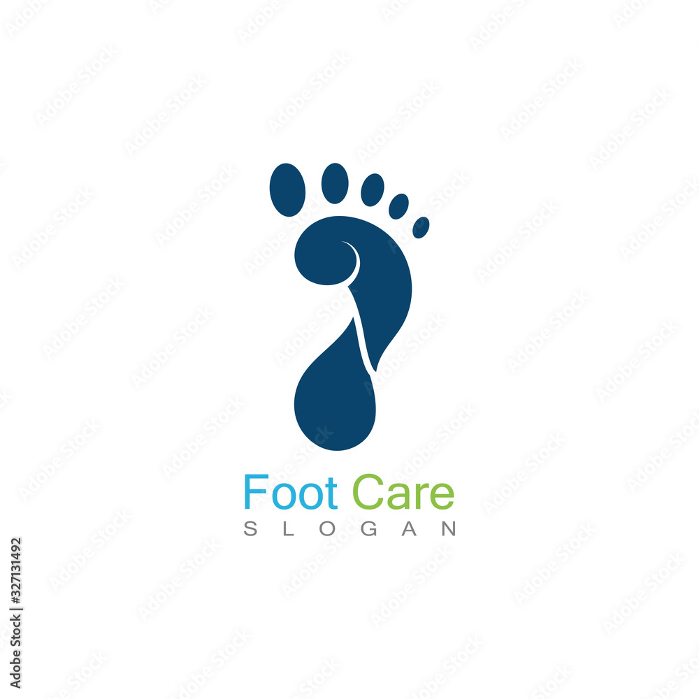 Foot Care Logo Template Design Vector, Emblem, Concept Design, Creative Symbol, Icon Foot Care Logo Template Design Vector, Emblem, Concept Design, Creative Symbol, Icon