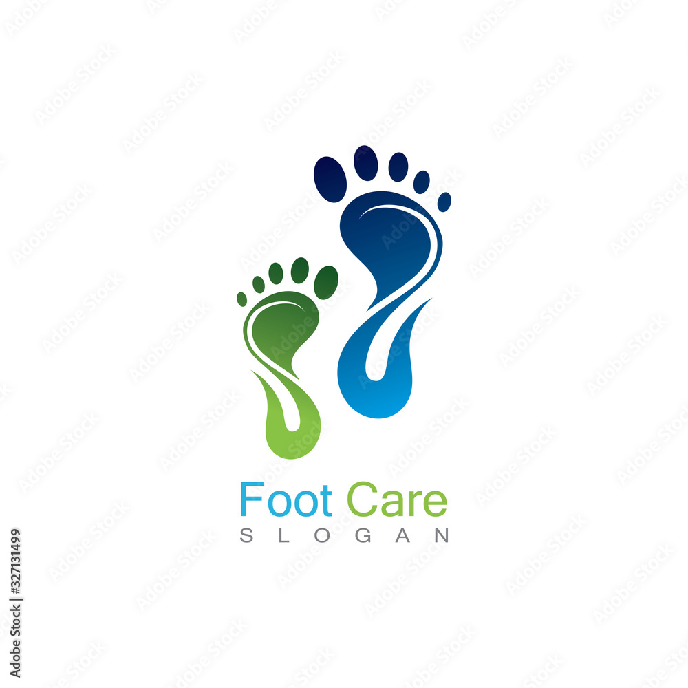 Foot Care Logo Template Design Vector, Emblem, Concept Design, Creative Symbol, Icon Foot Care Logo Template Design Vector, Emblem, Concept Design, Creative Symbol, Icon