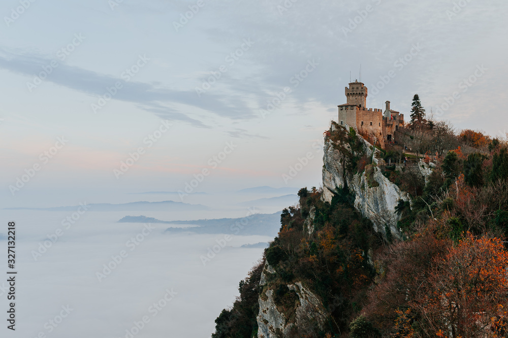 Panorama sulla Fratta, la terza torre di San Marino - versione orizzontale