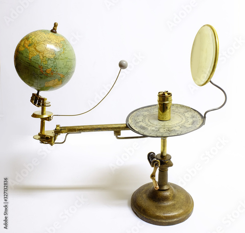 Planetarium Orrery Lunarium Tellurion 1875 Schotte Reimer (Germany)
