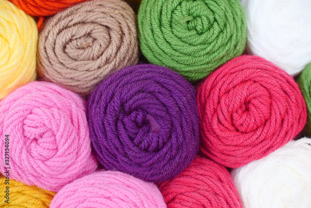 yarn / Wool in all kinds of colors for knitting. Soft and cozy wool