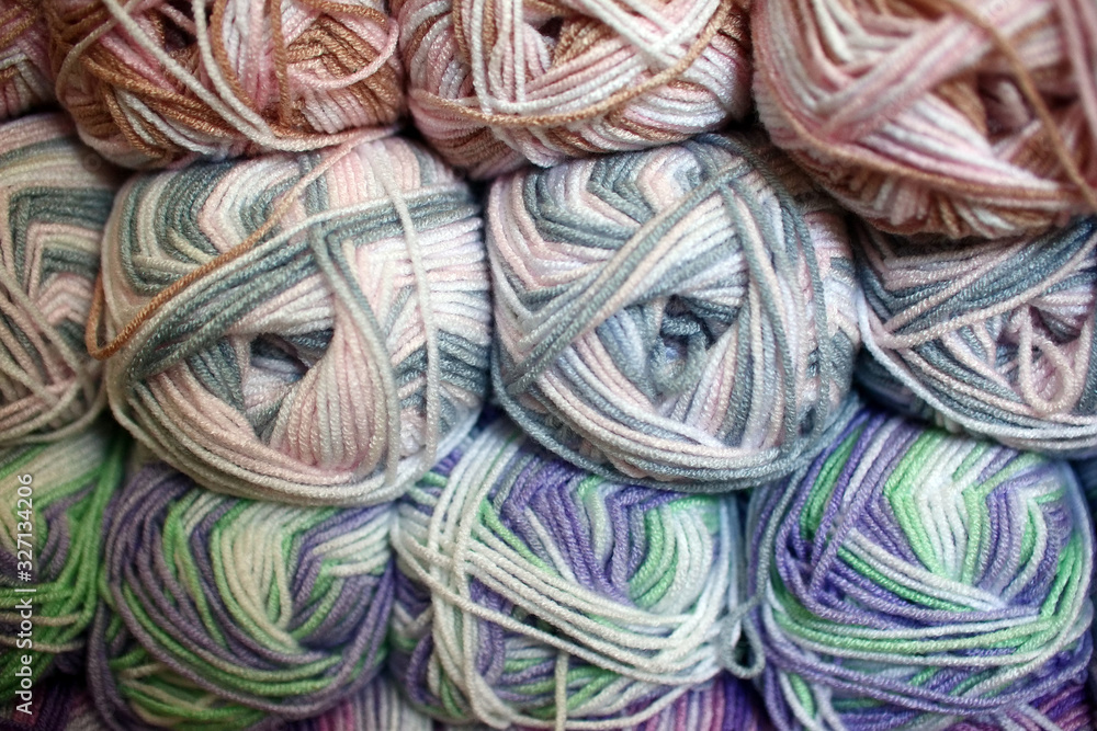 yarn / Wool in all kinds of colors for knitting. Soft and cozy wool.