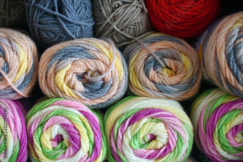 yarn / Wool in all kinds of colors for knitting. Soft and cozy wool.
