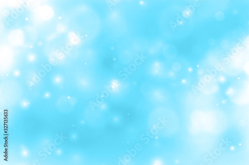 blue background with glowing sparkle bokeh design