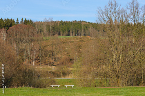 Blick auf den Stausee in Sohland	 photo