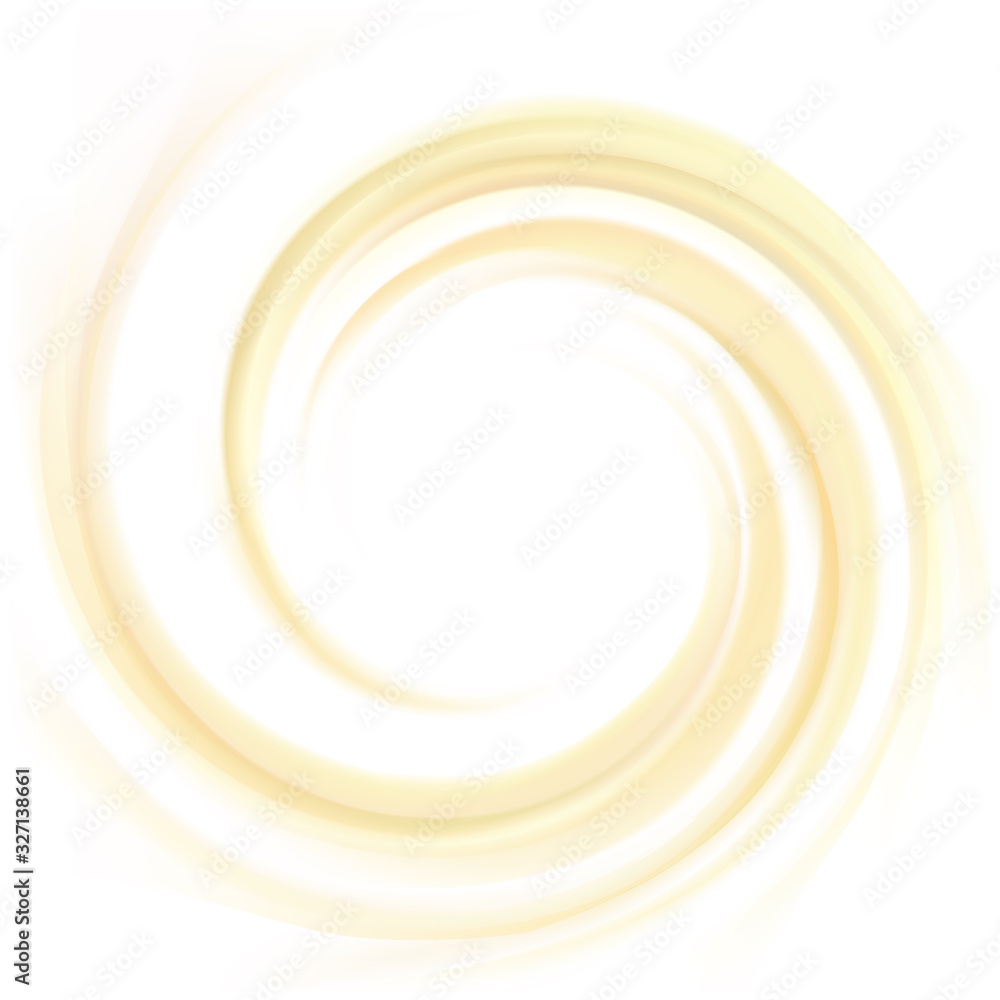 Vector yellow background of swirling creamy texture Vector yellow background of swirling creamy texture