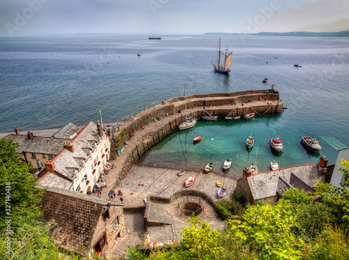 From the Fishing Port of Clovelly in Devon, England photo