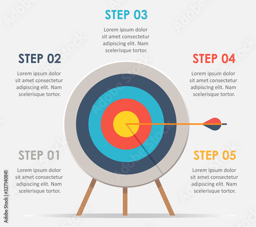 Vector infographic template