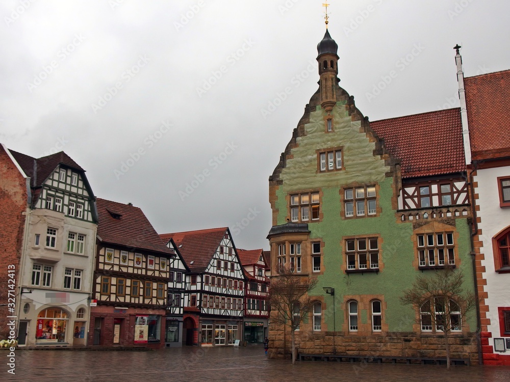 Fototapeta premium Altstadt Schmalkalden, Thüringen