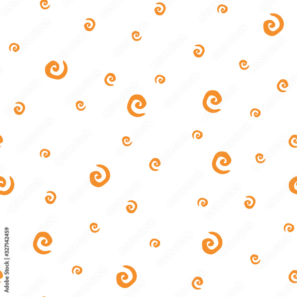 Orange cute gift seamless pattern Orange cute gift seamless pattern