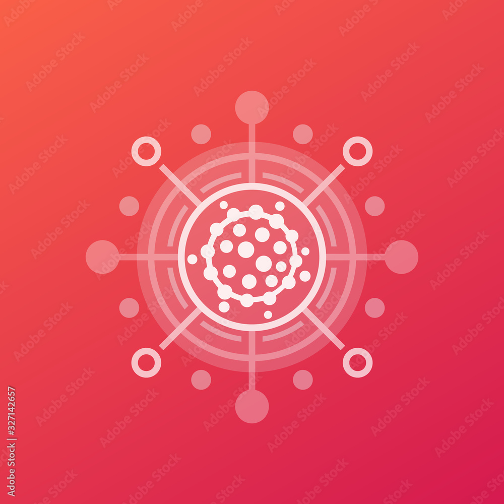 virus spread, epidemic icon, vector virus spread, epidemic icon, vector