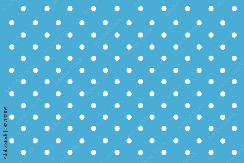 Blue Pastel polka dots background. 