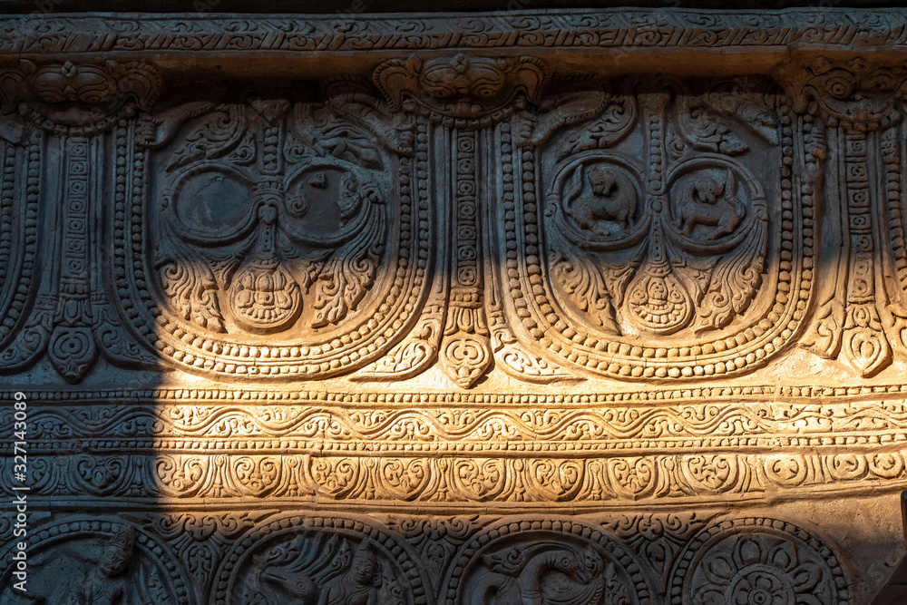 Wall detail, Ta Moke Shwe Gu Gyi Temple complex