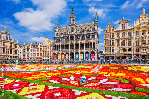Brussels, Belgium. 2018 Flower Carpet festival.