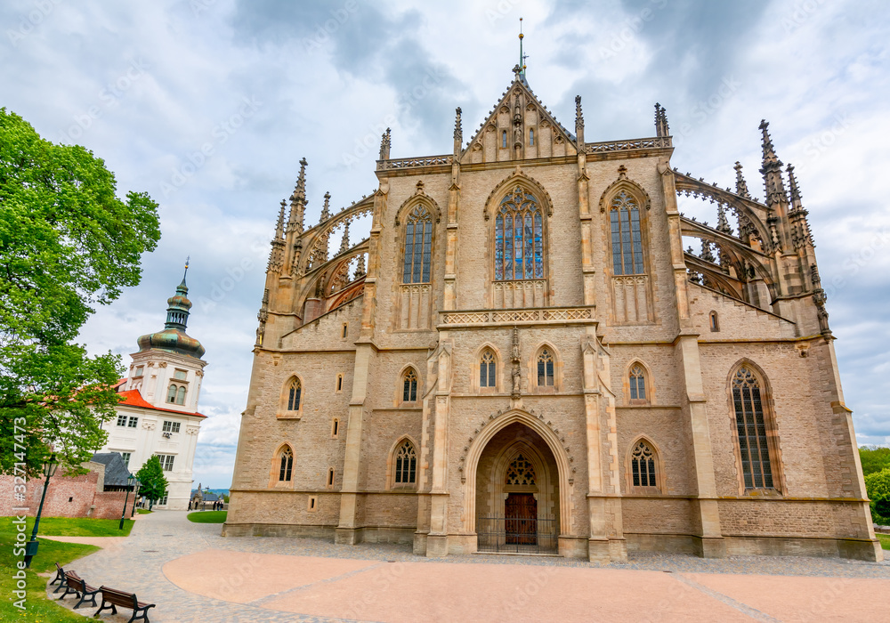 St. Barbara's Church in Kutna Hora, Czech Republic St. Barbara's Church in Kutna Hora, Czech Republic