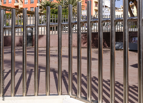 Absperrzäune aus Edelstahl in Morro Jable auf Fuerteventura