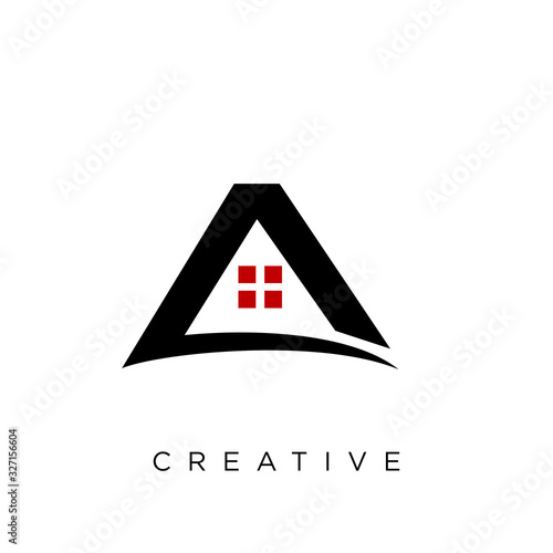 la real estate logo design vector