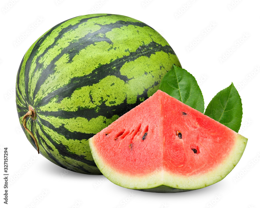 watermelon isolated on white clipping path watermelon isolated on white clipping path