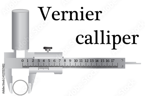 Vernier caliper is a universal measuring device that serves for high-precision measurements of external, internal dimensions, as well as the depths of holes.