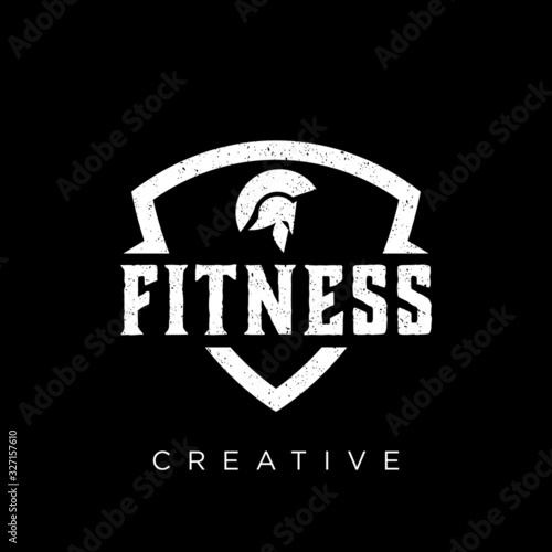 fitness logo design vector