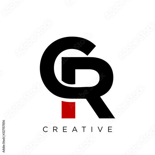 cr logo design vector