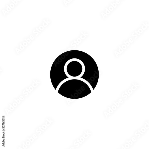 User Icon in trendy flat style isolated on white background. User silhouette symbol for your web site design, logo, app, UI. Vector illustration, EPS10.